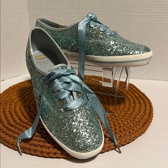 kate spade Shoes - Kate Spade/ KEDS Blue Glitter Sneakers